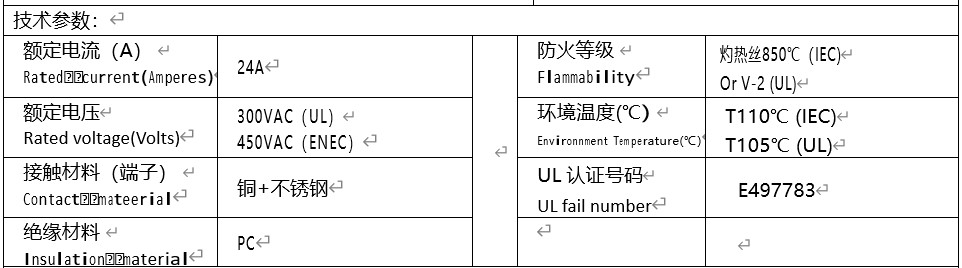 直插式端子